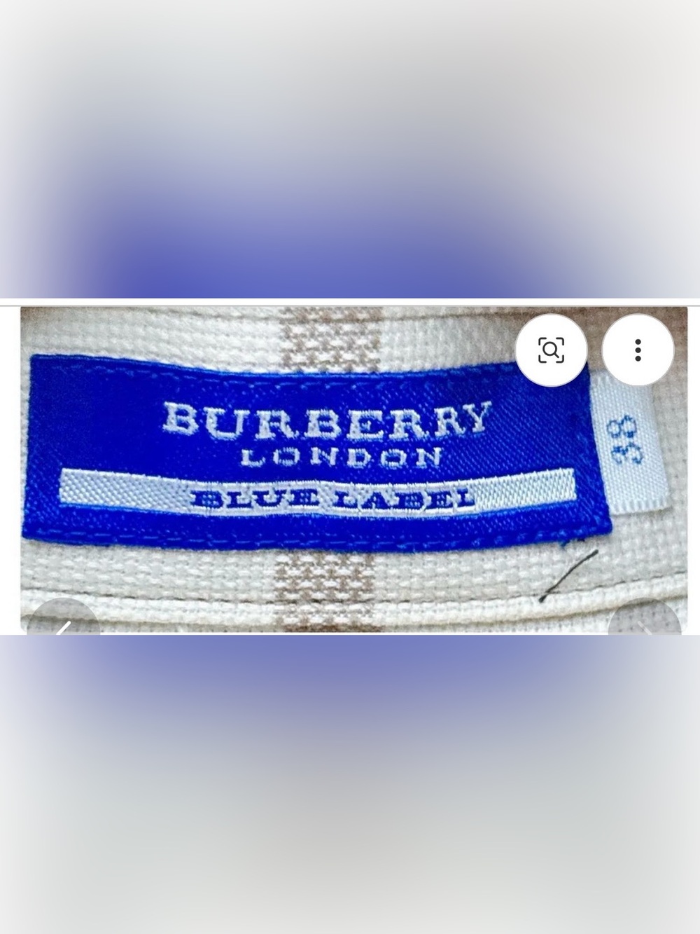 Rare Burberry Nova Check Dress w/Belt - Size EU38/US 6 Like New - Picture 9 of 10